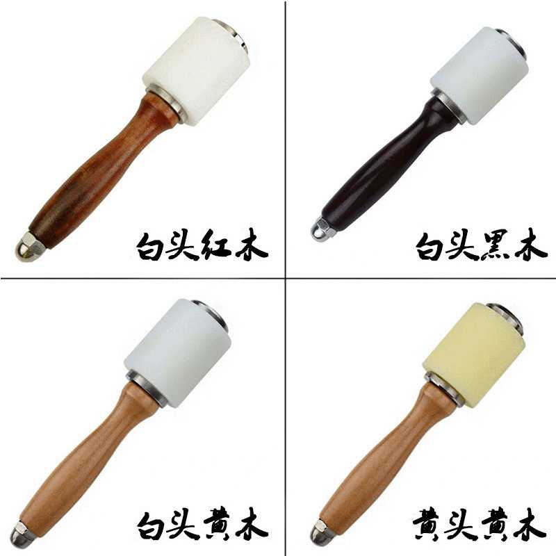 新款直销供应 DIY皮革手艺工具 皮雕锤 尼龙锤 印花锤 木柄雕刻锤