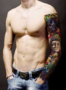 新款直销直销纹身贴 量大从优 防水大图全臂纹身贴纸 亚马逊tatto