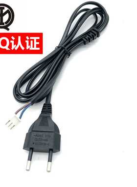 新款直销IMQ认证意大利两插 二圆插8八字尾 音箱台灯平衡车充电插