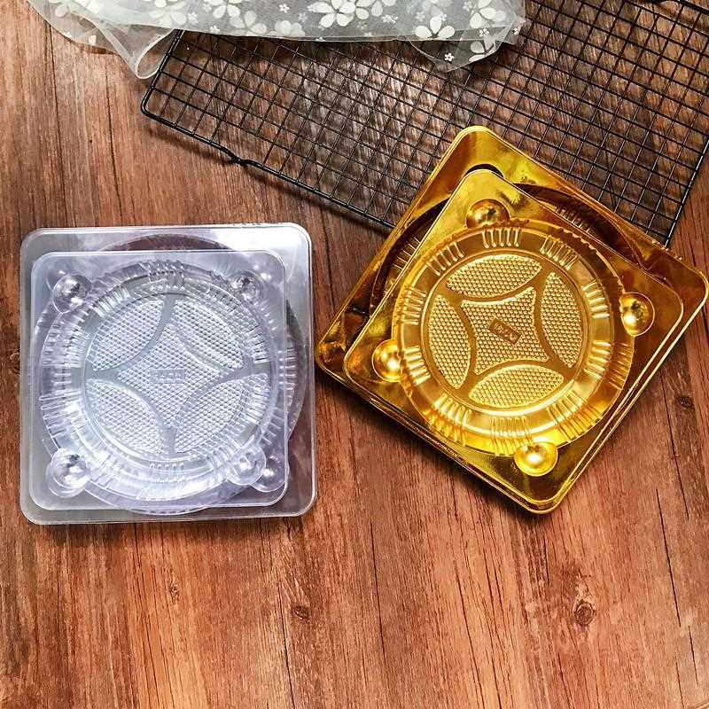新款直销大号圆形方形500月饼托盘 1斤2斤装大礼饼内托年糕金色透,包装,杂粮包装,淘宝优惠券,粉丝福利购,淘宝优惠卷