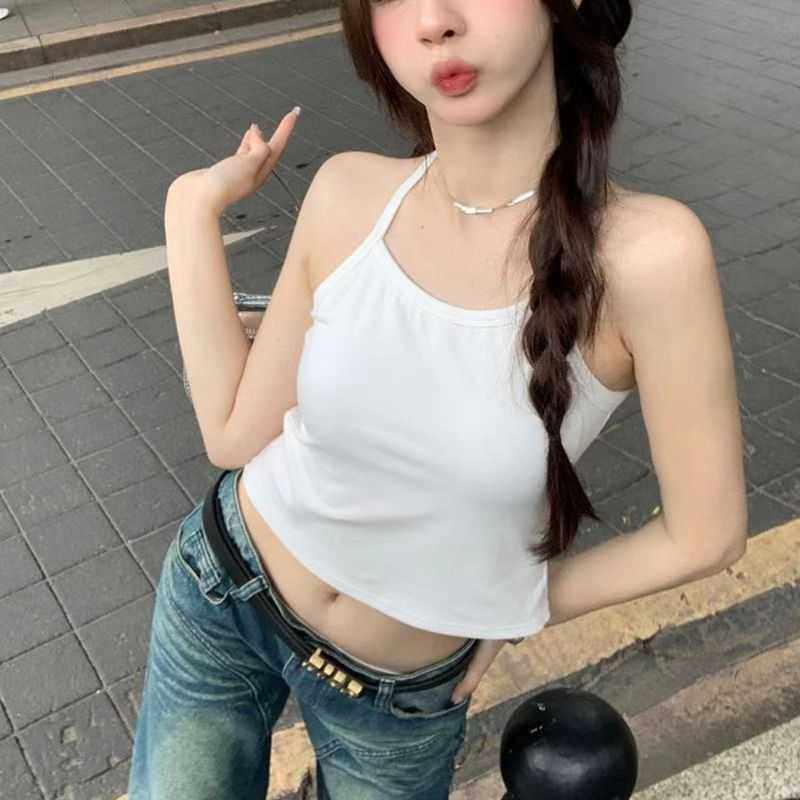 新款直销体心网红纯色户外外穿细吊带抹胸棉打底少女挂脖式美背背,运动/瑜伽/健身/球迷用品,瑜伽背心,淘宝优惠券,粉丝福利购,淘宝优惠卷