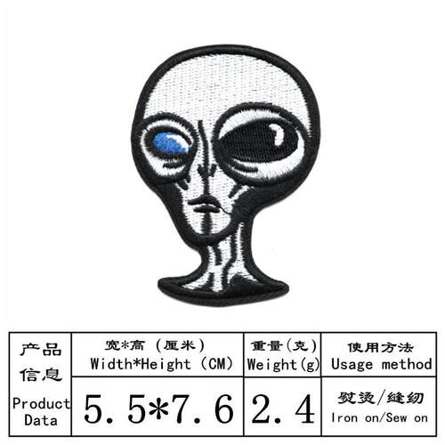 新款直销跨境新爆款昆虫补丁贴刺绣贴patch布贴刺绣黑色贴外形熨