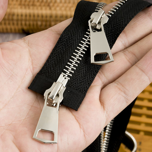 5号羽绒服夹克外套金属铜齿拉链