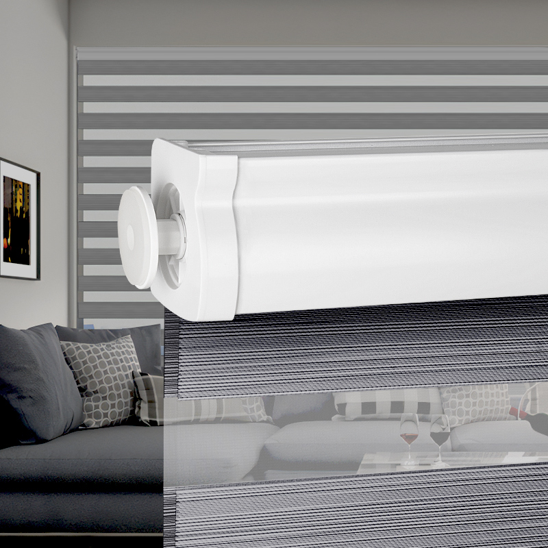 大尺寸免打孔柔纱帘卷帘百叶窗帘卫生间浴室防水仿麻遮光卧室遮阳