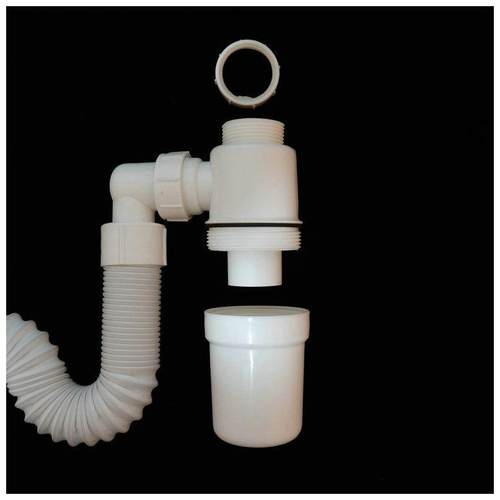 新款直销供应防腐伸缩洗手盆下水管 双槽下水管 pvc单槽不带头下