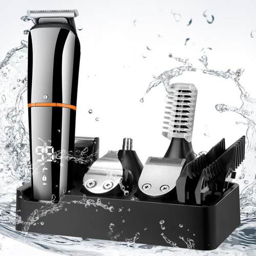 新款直销跨境新款电动理发器多功能数显剃须鼻毛修剪刻字刀头家用