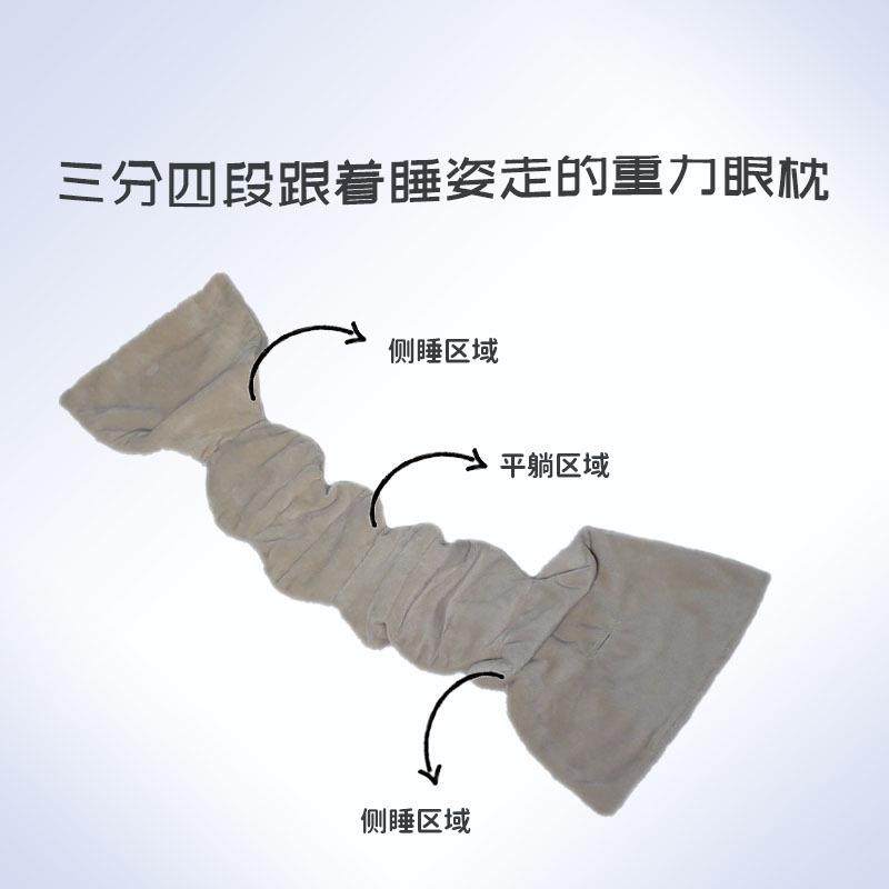 新款直销跨境重力眼罩遮光深度睡眠神器缓解眼部疲劳玻璃微珠填充