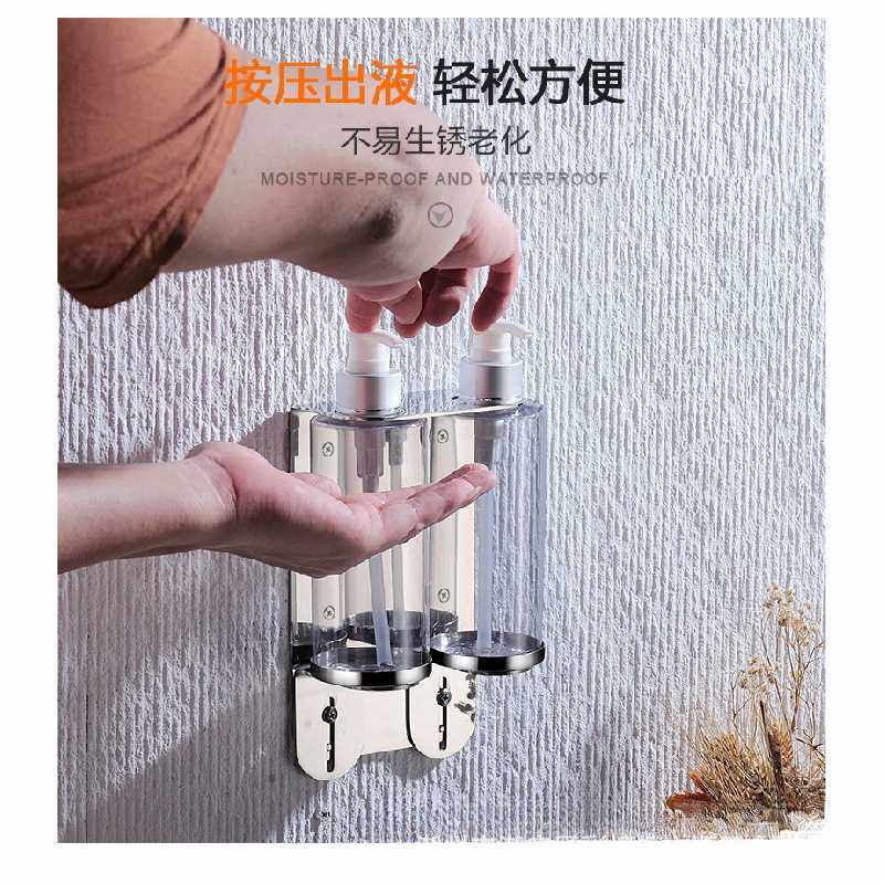 新款直销跨境货源亚马逊不锈钢皂液器免钉洗手液盒酒店宾馆洗手器,家装主材,皂液器,淘宝优惠券,粉丝福利购,淘宝优惠卷