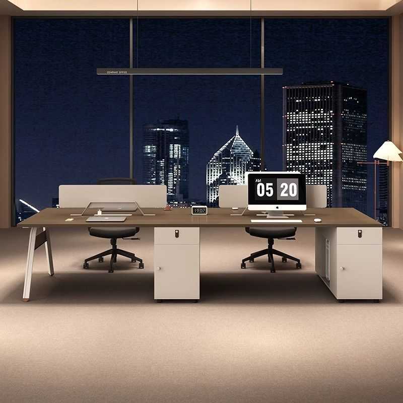 新款直销职员办公桌椅组合简约现代屏风隔断电脑桌员工位办公桌椅