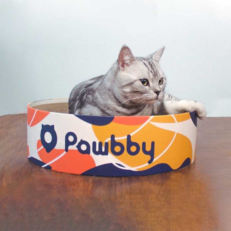 新款直销pawbby猫抓板磨爪器防猫抓沙发保护猫抓板立式猫窝纸箱猫