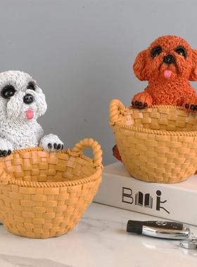 新款直销玄关放钥匙收纳摆件酒柜客厅放门口鞋柜家居装饰品狗狗收