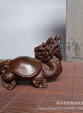 新款直销铜龙龟摆件仿古龙龟摆件居家客厅办公室玄关 工艺品摆件