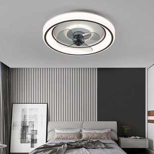 新款直销卧室风扇灯2023年新款吸顶简约客厅儿童房电风扇家用吸顶