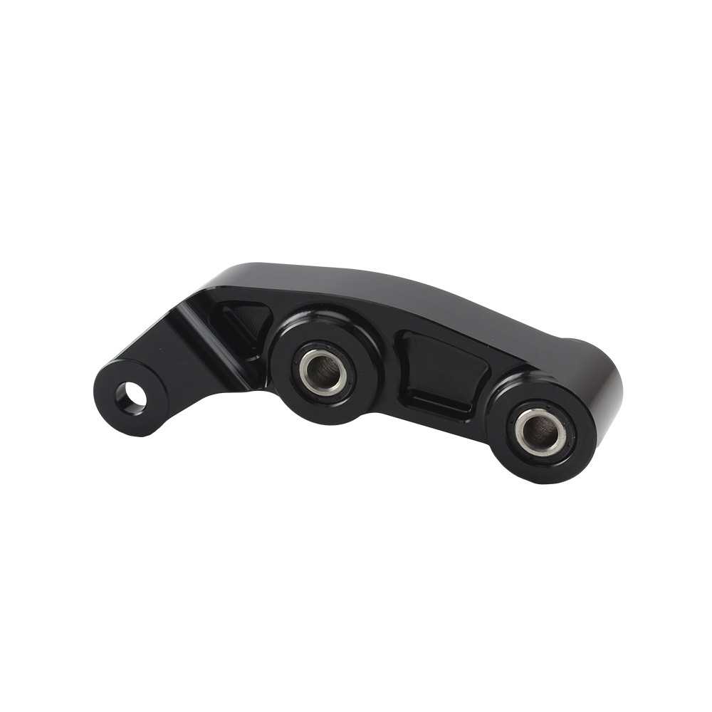 新款直销适用于轻蜂xs虬龙越野电动摩托车改装减震三角支架摇架铝