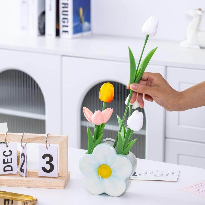 新款直销小清新陶瓷花瓶水养花朵卧室少女心客厅插花摆件北欧创意,橡塑材料及制品,工业陶瓷,淘宝优惠券,粉丝福利购,淘宝优惠卷