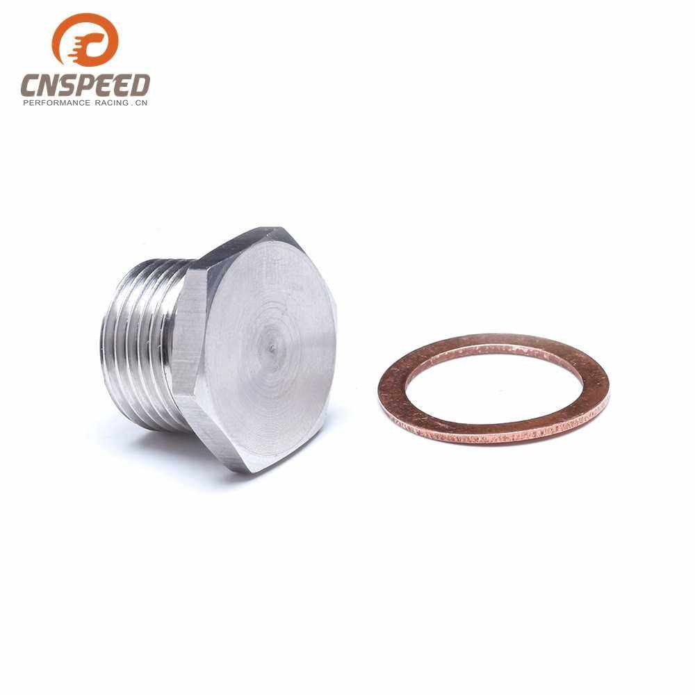 新款直销汽车改装配件O2氧气传感器插头304不锈钢M18*1.5氧传感器