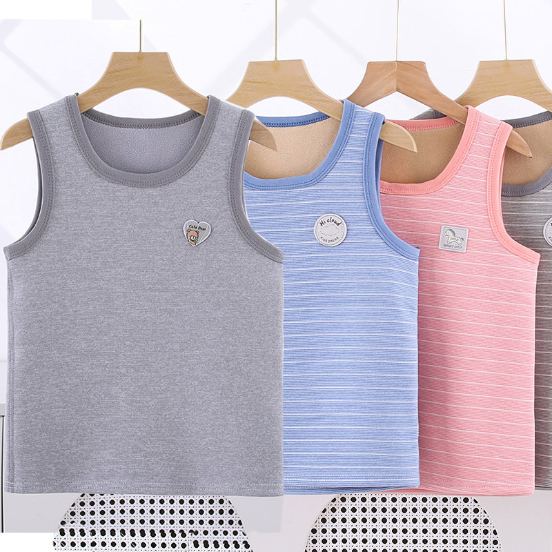 儿童加绒加厚背心秋冬季男童女童小孩保暖马夹中大童内穿打底马甲,童装/婴儿装/亲子装,背心吊带,淘宝优惠券,粉丝福利购,淘宝优惠卷