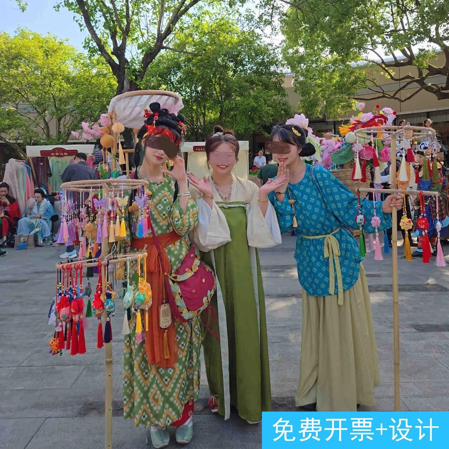 卖货郎道具宋朝古风货郎荷包架景区集市游园会创意diy传统手作