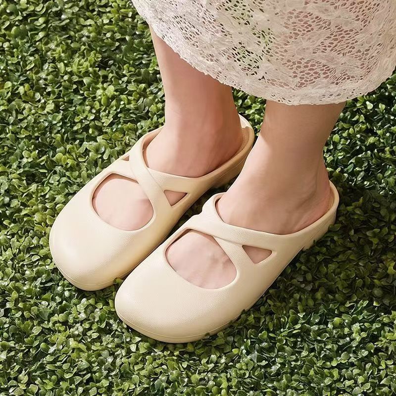 夏季2026新款女包头凉拖鞋图片