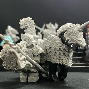 艾尔登法环系列大树守卫将军3D打印积木人仔玩具游戏兼容国产白模