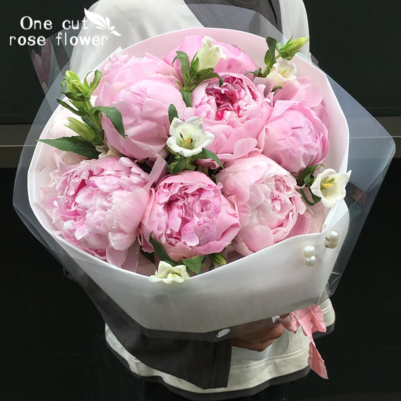 杭州鲜花速递同城沙拉芍药玫瑰花混搭花束生日订花店爱人送花上门