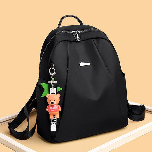 牛津布双肩包女休闲百搭旅行帆布