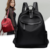 百搭潮牛津布背包时尚 双肩包女士2024新款 韩版 休闲大容量旅行书包