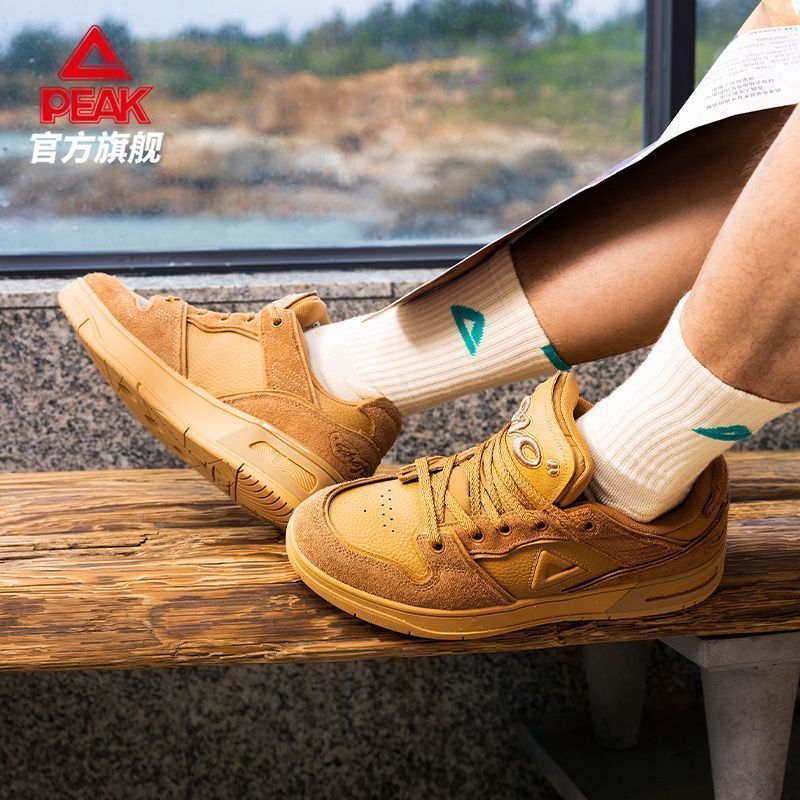 匹克态极910板鞋新款男士低帮运动鞋男鞋经典复古休闲鞋ET43671B