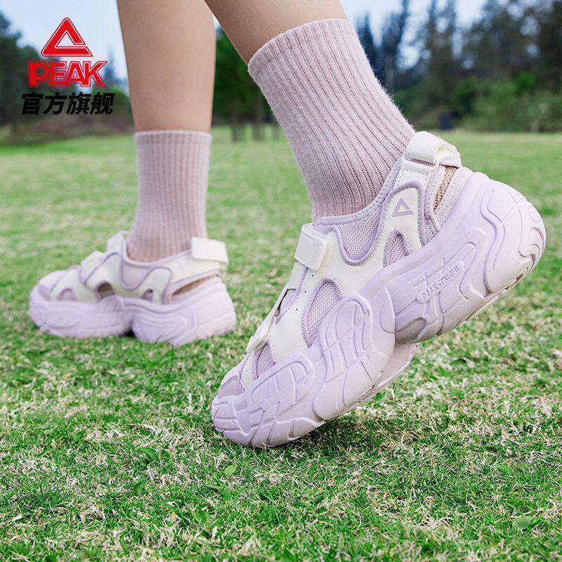 匹克态极女款玛丽珍透气老爹鞋