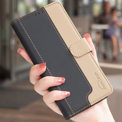 适用三星型号可选翻盖拼色手机壳