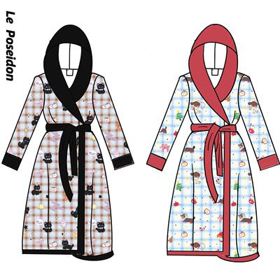 便携游泳浴袍速干保暖防晒