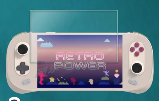 适用于AYANEO GEEK 1s掌机贴膜防指纹防刮防摔非钢化玻璃保护膜