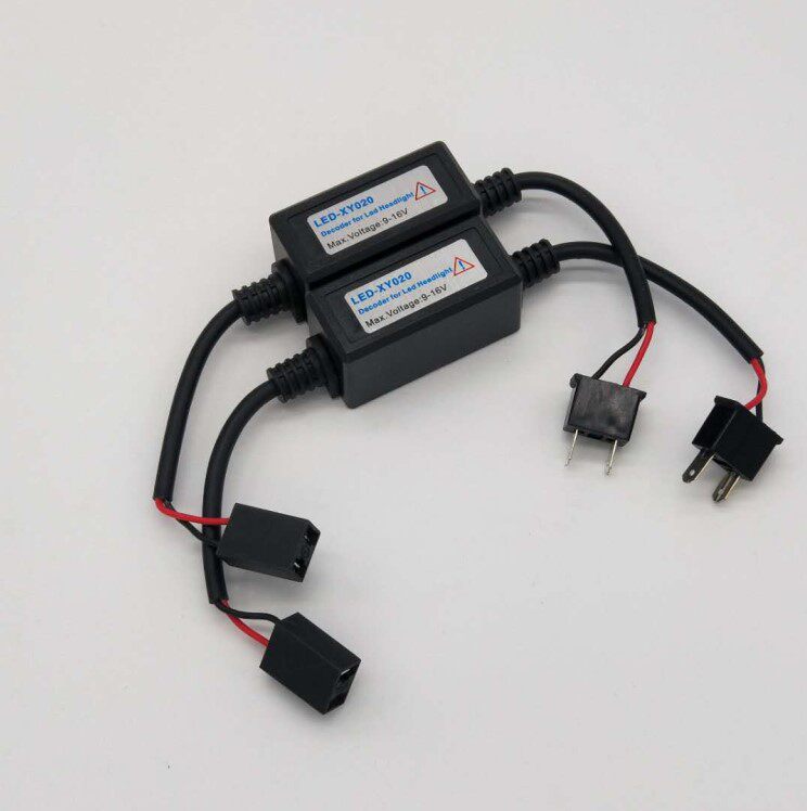 汽车led前大灯前雾灯超强解码器 防干扰 防止亮故障 闪灯解码器