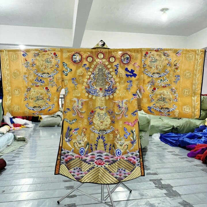 特卖道服纱料五龙小袖法衣紫色道家高功法衣降衣道袍多色可选