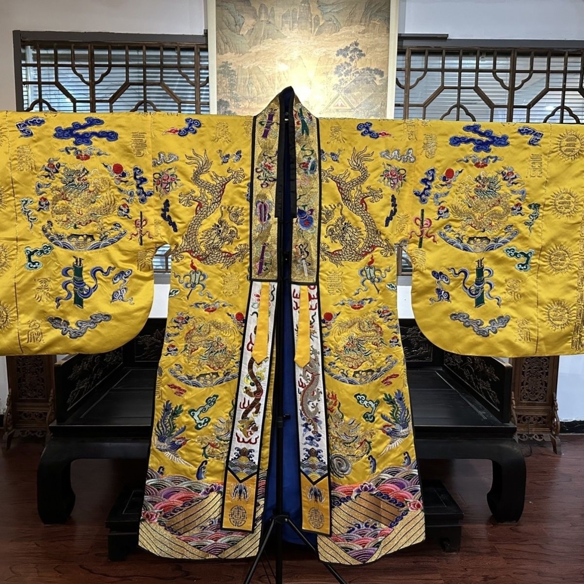 特卖道士服有袖九龙郁罗箫台二十八宿四季款道家高功法衣降衣道袍