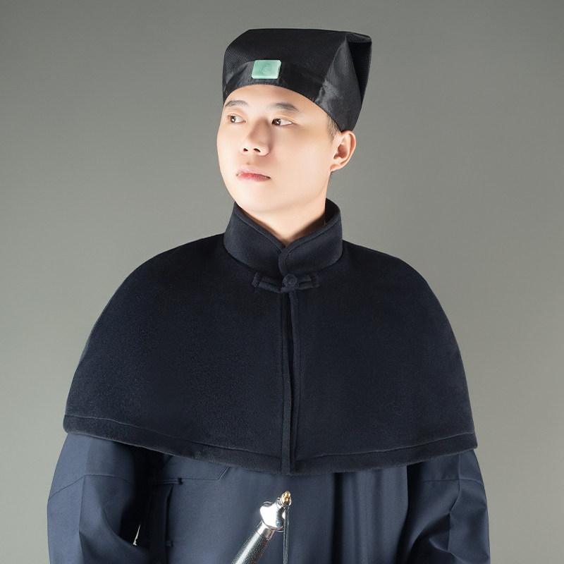 特卖武当道服小披肩加绒保暖道士服装男女冬季太极服道袍披风护肩