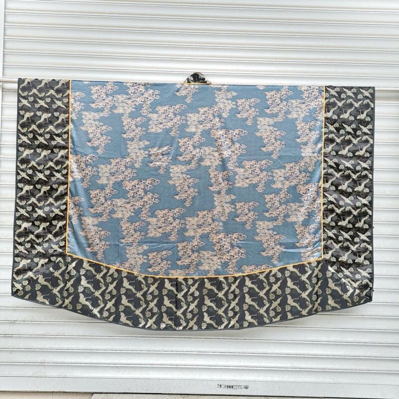 特卖道用品法衣 真丝印花云纹法衣 降衣 道袍 龙袍 法器高功衣蓝