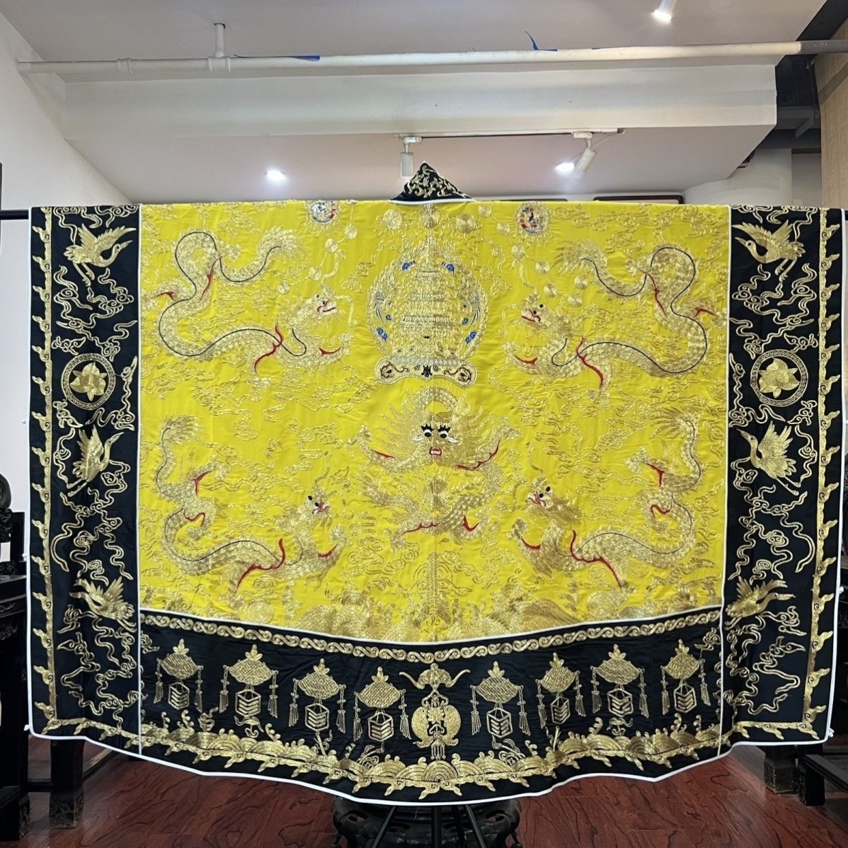 特卖道士服全金仿手工紫薇琼台五龙法衣道家高功法衣降衣道袍多色