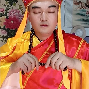 特卖新款唐僧cos服成人法师衣服袈裟衣服道具西游记服装唐僧服装