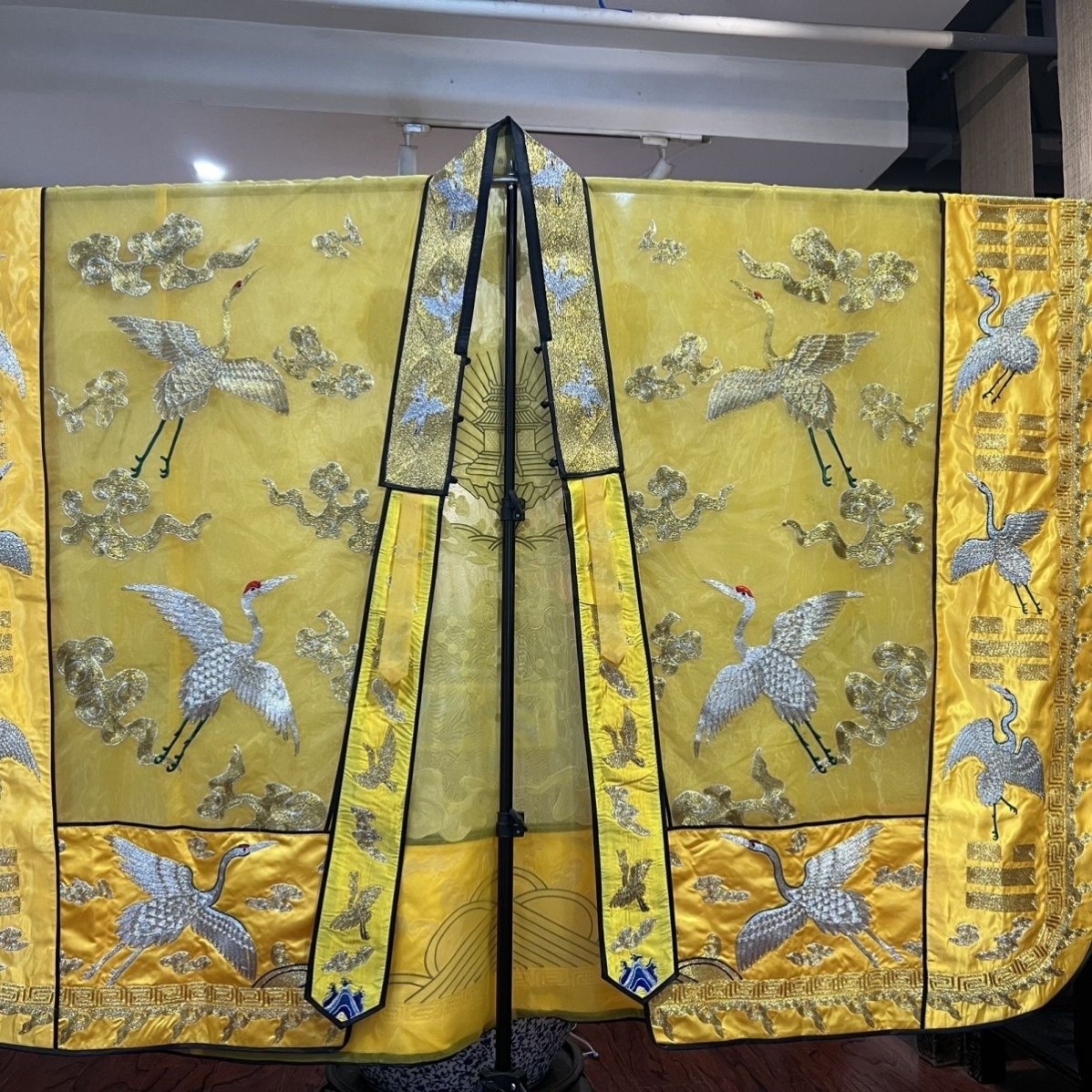 特卖道士服轻薄纱料全金仿手工飞鹤二十八星宿道家高功法衣降衣道