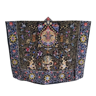 特卖黑色复原清代老法衣道家高功法衣道士服班衣霄台衣经衣道袍