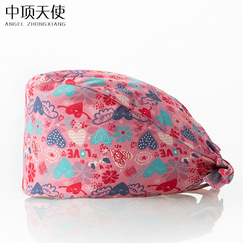 手术帽女医生护士帽子美容院口腔牙科宠物医院用工作帽印花防尘帽在类目 服饰配件/皮带/帽子/围巾, 帽子中 - 来自Buy2taobao.com提供专业的淘宝代购服务