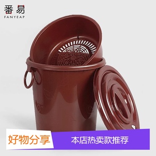 茶桶A1pq801 茶水桶茶渣桶排水管废水桶功夫茶具配件家用茶盘