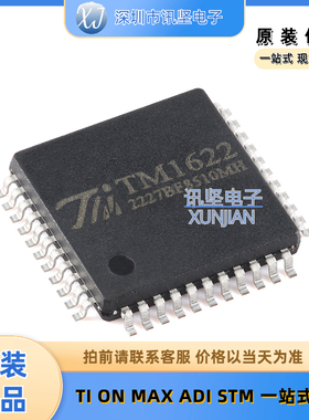 原装正品 TM1622  内存映象和多功能的LCD驱动 LQFP-44(10x10）