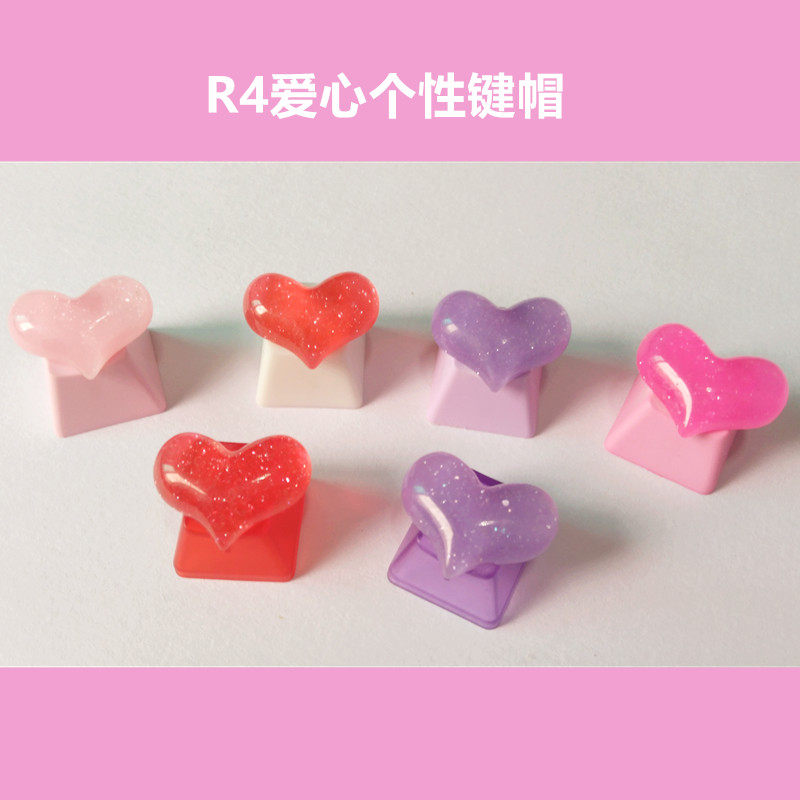 手工爱心个性键帽机械键盘使用多色可选R4高度PBT键帽ESC|msdalam kategori Perkakasan komputer/monitor/Komputer Zhou Bian, papan kekunci - dari Buy2taobao.com untuk memberikan perkhidmatan ejen Taobao profesional membeli