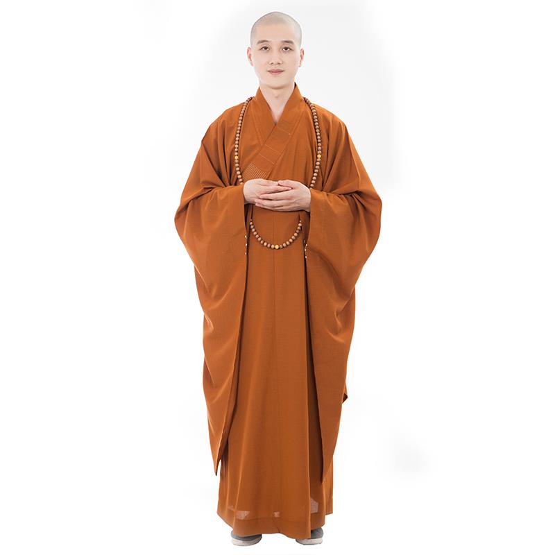 优选梵林僧服海青居士服女台纱广袖长褂宽袖长衫海清僧衣男禅修服