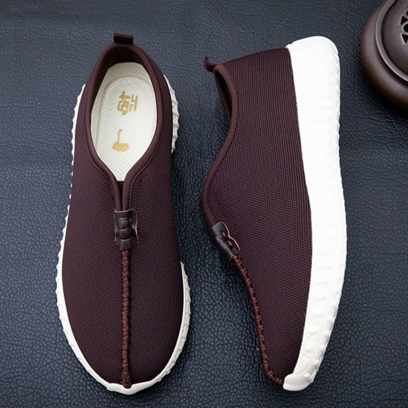 新式飞织网面僧鞋男出家人和尚鞋女春秋季僧人师父鞋软底夏款透气