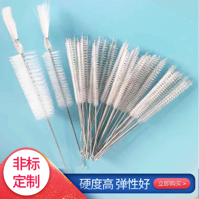 郸班尼龙毛刷加长清洗圆孔毛刷