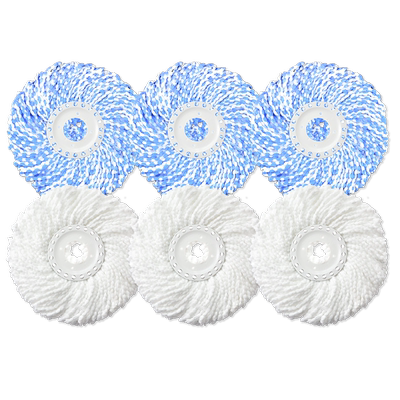 加厚旋转拖把头替换通用拖头纯棉