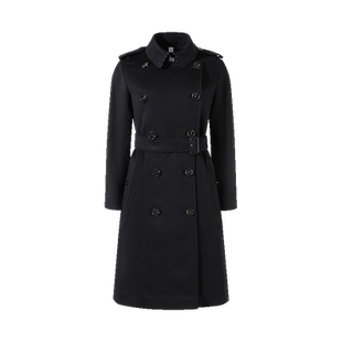 【自营】BURBERRY/博柏利女士肯辛顿版型Trench长款大衣 8058194